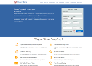 essaycorp.com screenshot